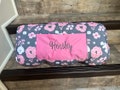 nap mat, Stephen Joseph nap mat, Floral nap mat, personalized girl nap mat, preschool nap mat, pre-k nap mat, pink nap mat, girl nap mat