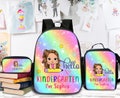 Personalized Kids Backpack, Back To School Backpack Lunch Bag For Kids, Birthday Gift For Boys Girls, School Bags For Children & Toddlers