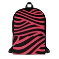 Backpack 'Black on Coral Waves'