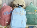 Personalized Kids Corduroy Backpack,Kindergarten backpack,Toddler Backpack,Kids School Bag,Monogram Toddler Backpacks,First Day of School