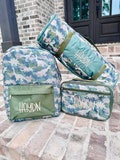 Jane Marie, Hidden In Time Dinosaur Backpack, Personalized School Bag, Book Bag,Embroidered Name, lunchbox, Preschool Bookbag, Best Seller,