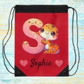 Drawstring Bag for kids, Kindergarten bag, sports, travel, beach, shopping