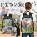 Personalized Backpack with Photo, Back to School Gift For Kids, Custom Picture Backpack, Lunch Bag, Image on Bookbags, Travel Backpack Gift