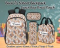 Custom Face/Name Backpack, Personalized School Backpack/Pencil Pouch, Custom Lunch Bag Set, Picture Print Book Bags, Back to School Gift