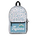 Personalized Name Initial Backpack with RETRO Daisy Design Girls Boys Kids Nursery Children Pre School rucksack School Bag Backpack