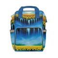 Custom Diaper Bag, Artistic Diaper Bag, New Mom Essential, Gender Neutral Baby Bag, Sunflower Sky