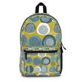 Backpack, Back-to-School, African Print, Blue and Gold
