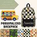 Back To School Personalized Backpack Kids Backpack Customized Kids Backpack for Girls Custom Backpack Back To School Book Bag Personalized