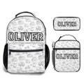 Custom Name Coloring Backpack Set - Cars & Transport Theme, Back to School