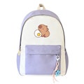 Back To School Custom Backpack, Capybara Backpack, Students Book Bag, School Rucksack, Students Backpack,