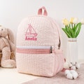 Seersucker Backpack Toddler Backpack Personalized Preppy Backpack for Kids Custom Kids Diaper Bag School Bookbag Child Gift Boys Girls Bag