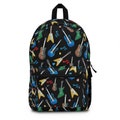 Backpack for Kids Electric Guitar pattern Rock &Roll guitar pick Gift for kid  Back to school Holiday gift