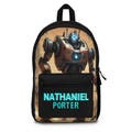 Personalized Robot Backpack | Custom Name Hero Bookbag | Back to School Bookbag for Boys | Boys Backpack | Superhero Name Backpack