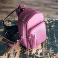 Leather Backpack, Leather Rucksack, Leather Crossbody Stylish City Backpack, Minimalist Backpack, Backpack Women