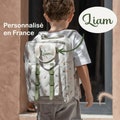 Personalized child's school bag first name - primary child backpack, customizable school back to school nursery and primary school