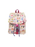 Sewing Theme Backpack, Canvas Drawstring Backpack, Backpack, Drawstring Bag, Canvas Backpack, Canvas Bag, Rucksack Bag, Sewing Hobby Bag