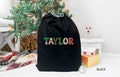 Custom Christmas Santa Bag, Personalized Name Santa Sack, Holiday Gift Bag, Santa Claus Bag Sack, Women Kids Santa Gift Bag