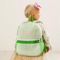 Personalized Baby Backpacks | Monogrammed Toddler Backpacks | Seersucker Backpack | Preschool Book Bag | Personalized Baby Gifts