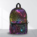 Neon Reptile Backpack, Snake Skin Backpack, Reptile Lovers, Back to School Backpack, Travel Backpack, Student Gift Backpack, Work Backpack