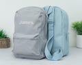 Personalised Kids Backpack Embroidered with Name Initials Choice of Colours School Bag with Adjustable Straps