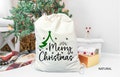 Merry Christmas Santa Sack, Merry Santa Sack, Christmas Tote Bag, Christmas Gifts, Christmas Mom Bag, Xmas Gifts For Women, Santa Gift Bag