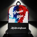 Puerto Rico red, white and Blue Backpack-Back to school bag