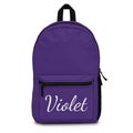 Backpack Personalized,Purple,Back to school, Gym Bag, work Bag, college bag, high school gift, students, office, Backpack with Custom Name