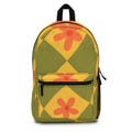 Backpack, fun flowered and checkerboard design, great for back to school, gift for her, back to school, bright colors