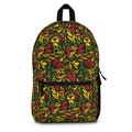 Backpack Rasta Lion pattern, artistic, Ideal Birthday or Anniversary Gift, colorful, positive,