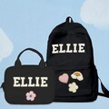 Personalized Kids Backpack. Custom Name Backpack for Children. Back to School Gift, Backpack with LunchBox, Kids Nylon Backpack, School Bags
