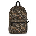 Medieval Floral Horse Backpack - Back to School Gift - Work Travel Essential - Vacation / Holiday Gear - Gift for Daughter or Wife