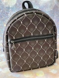 Wednesday handmade backpack. Mini backpack