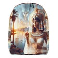 Cleopatra Backpack Egypt Bookbag Hieroglyphs Ransack Women's Travel Bag Girls Egyptian Back Pack Queen School Book Bags Padded Straps