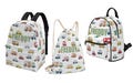 Car Vehicle Ambulance backpack back pack for toddler child nursery preschool school changing bag Personalised custom name Canvas Drawstring