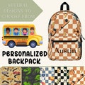 Backpack Personalized Kids Back To School Backpack Customized Kids Backpack for Girls Custom Backpack Back To School Book Bag Personalized