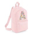 Embroidered flower initial Backpack - Personalised