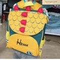 Personalized Dinosaur Backpack, Custom Embroidered Name, Elementary School Book Bag, for Boys and Girls, Back to school gift