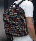 Taylor Swift Backpack * All Album Names * Including Tortured Poet's Department * TTPD * Back To School