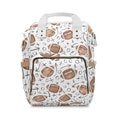 Football Multifunctional Diaper Backpack