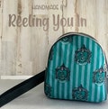 Wizard Snake House One of a Kind Fabric Mini Mav Backpack Sling Bag