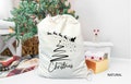 Merry Christmas Sack, Merry Christmas Reindeer Sack, Christmas Gifts, Christmas Tote Bag, Santa Toy Sack, Xmas Santa Sack, Merry Santa Sack