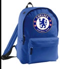 Personalised backpacks/ lunchbag with football team colours, kids personalised backpack logo with name football team colour-themed backpacks