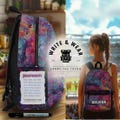 Write & Wear "Believe" Backpack w/ side space to personalize achievements, back to school, cute backpack, daughter gift, gift for her