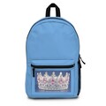 Backpack/Back to School/Blue with Crown