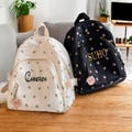 Personalised Kids Backpack Embroidered with Name Initials Choice of Colours School Bag