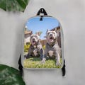 Custom Designed Pit Bull Dogs Backpack