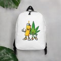 Minimalist Backpack, cannibas fashion style adult humor computer Ipad gym clothes all purpose carry tote bag