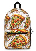 Fun Pizza Backpack-Lightweight Waterproof Backpack, Pizza Book Bag, Boy School Backpack, Child Gift, Girl School Backpack, School Backpack