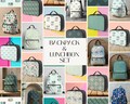 Retro Backpack Set for Kids - Personalized School Bag & Matching Lunchbox, Back to School Essentials, Unique Kids Gift