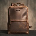Personlized Leather Backpack for Men, Leather Rucksack, Business Travel Backpack Laptop Backpack Rucksack bag Personalized Gifts For Him Her